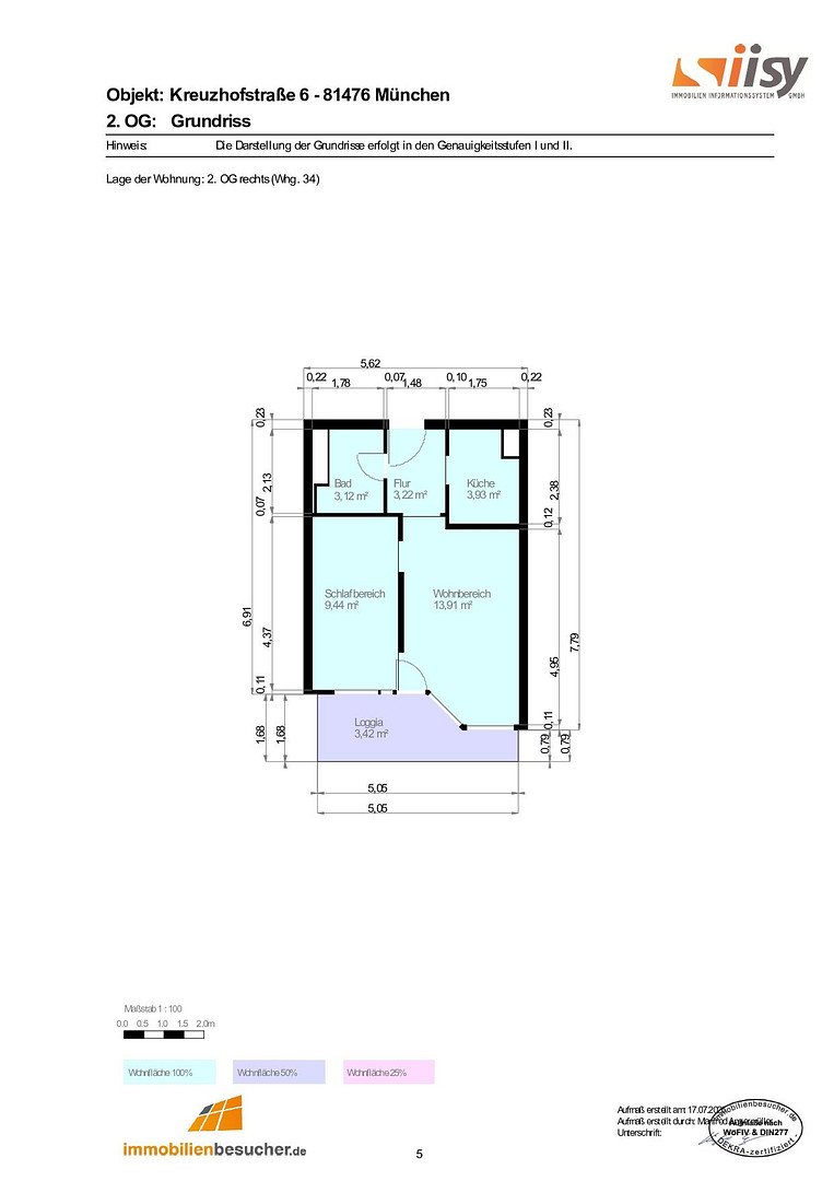 Schöner Wohnen, provisionsfreie/möblierte 1,5 Z-Whg.,2.OG, Lift, TG, 10 Min. U3, 5 % Rendite möglich – Kreuzhofstraße 6, 81476 München(Fürstenried) – Vorschaubild 23
