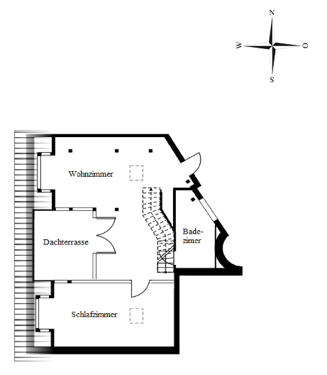 Außergewöhnliche 248 qm große Maisonette-Wohnung (4.OG & DG) mit Terrasse/Balkon/Loggia nahe Ku´damm – Berlin(Halensee) – Vorschaubild 23