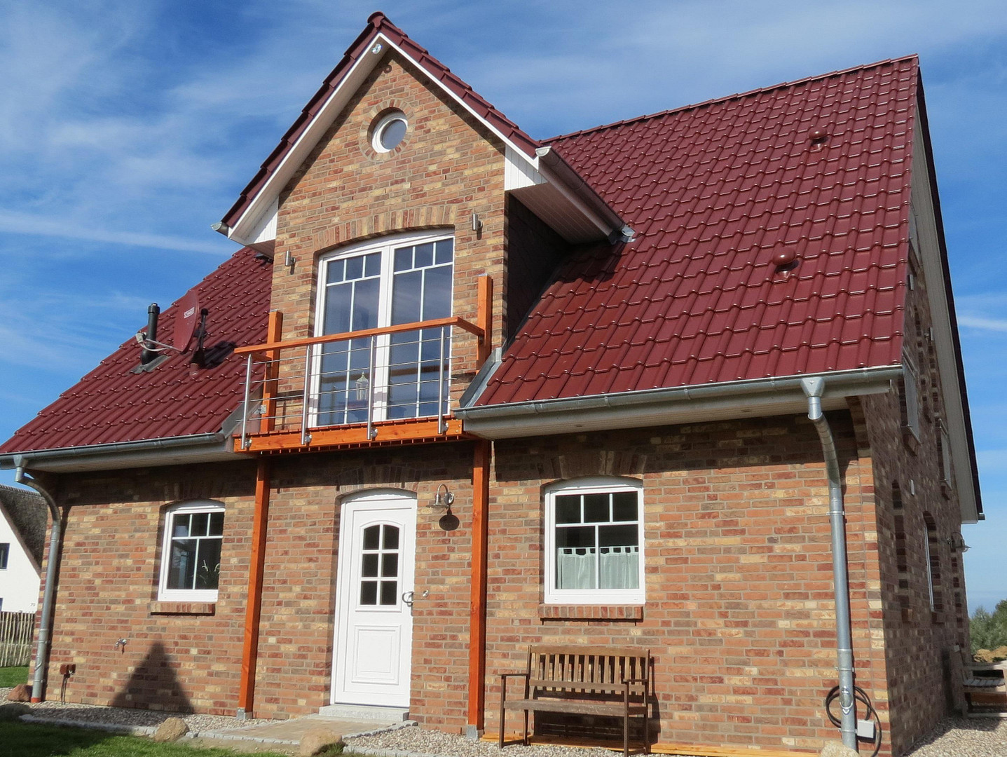 Ferienhaus mit Blick auf die Ostsee in Groß Schwansee