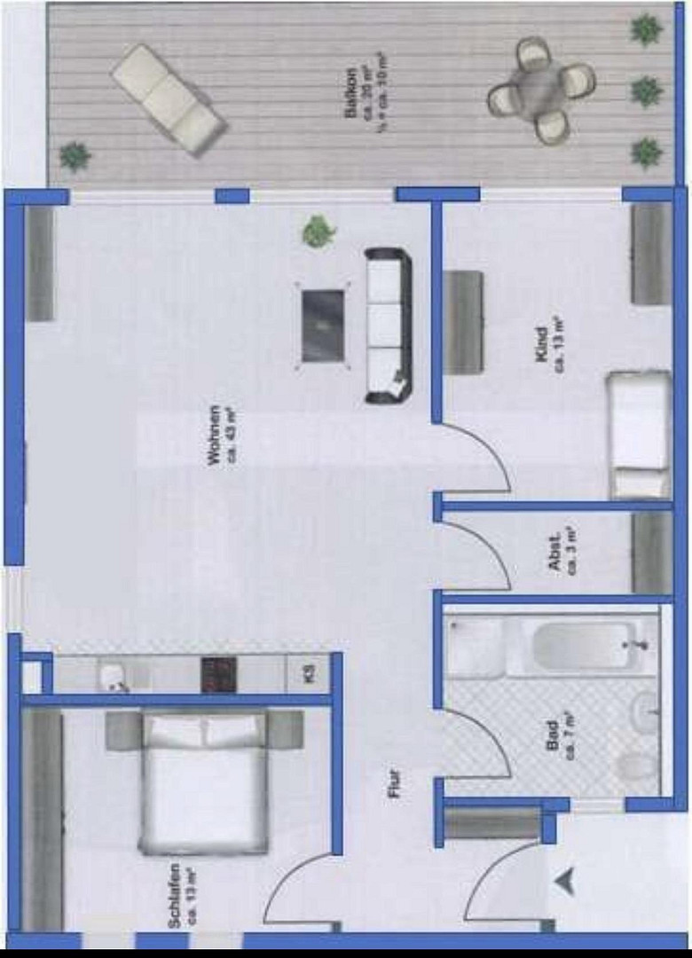 Exklusive 3 ZKB Eigentumswohnung mit sonnigem Südbalkon – Friedrichshofener Str. 65D, 85049 Ingolstadt(Friedrichshofen) – Vorschaubild 17