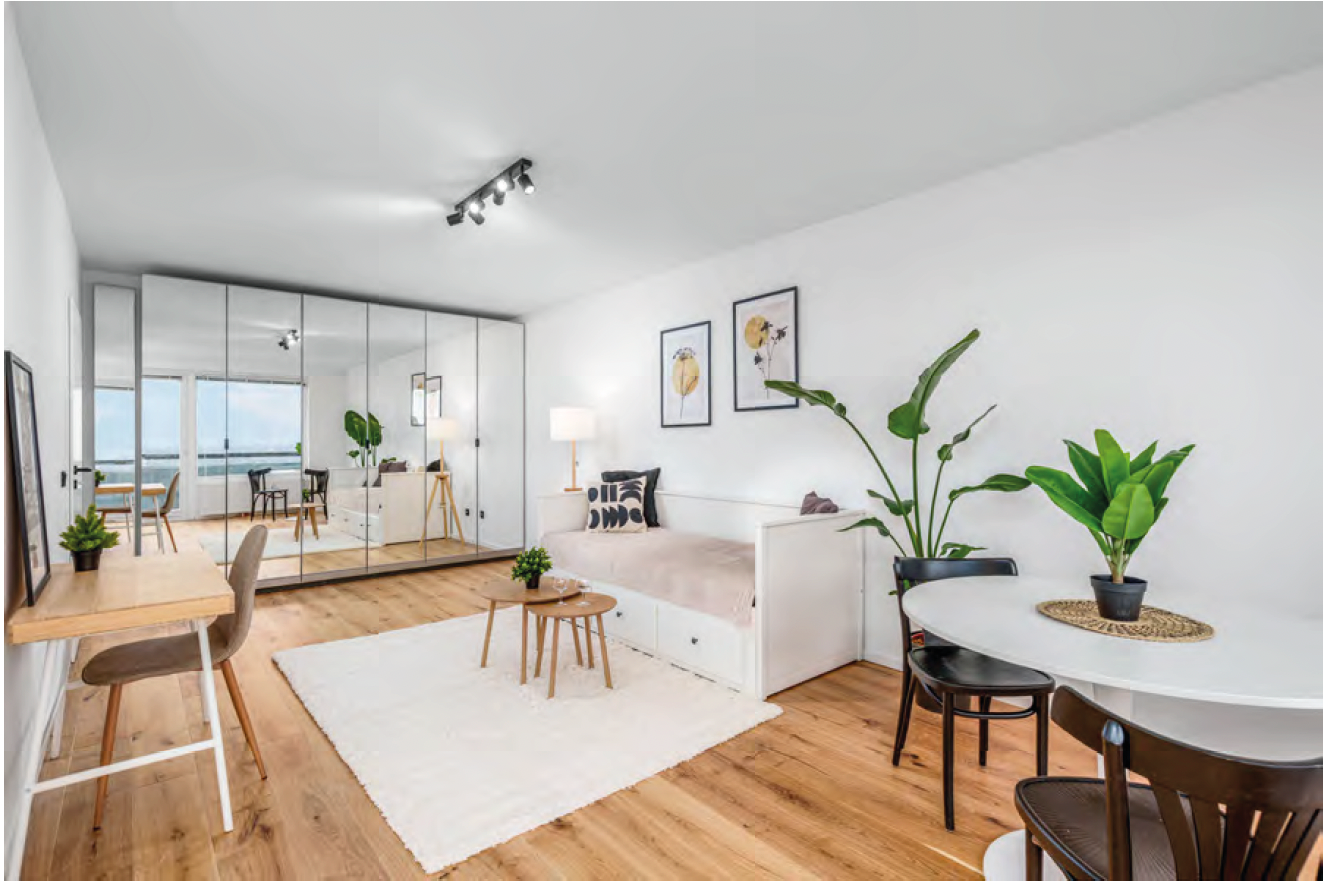 Erstbezug nach Sanierung - Löffelfertiges Apartment mit Balkon & Pool – Drygalski-Allee 118, 81477 München(Solln) – Vorschaubild 2