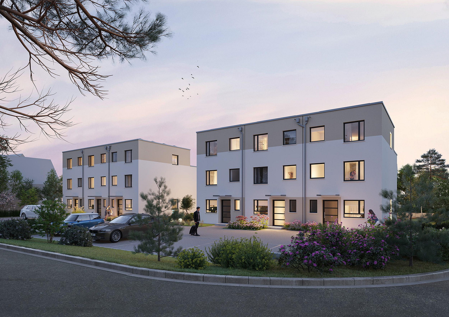 Neubau KfW-40-QNG Reihenendhaus in Dormagen – Garten & Keller – Dormagen(Stürzelberg) – Vorschaubild 2