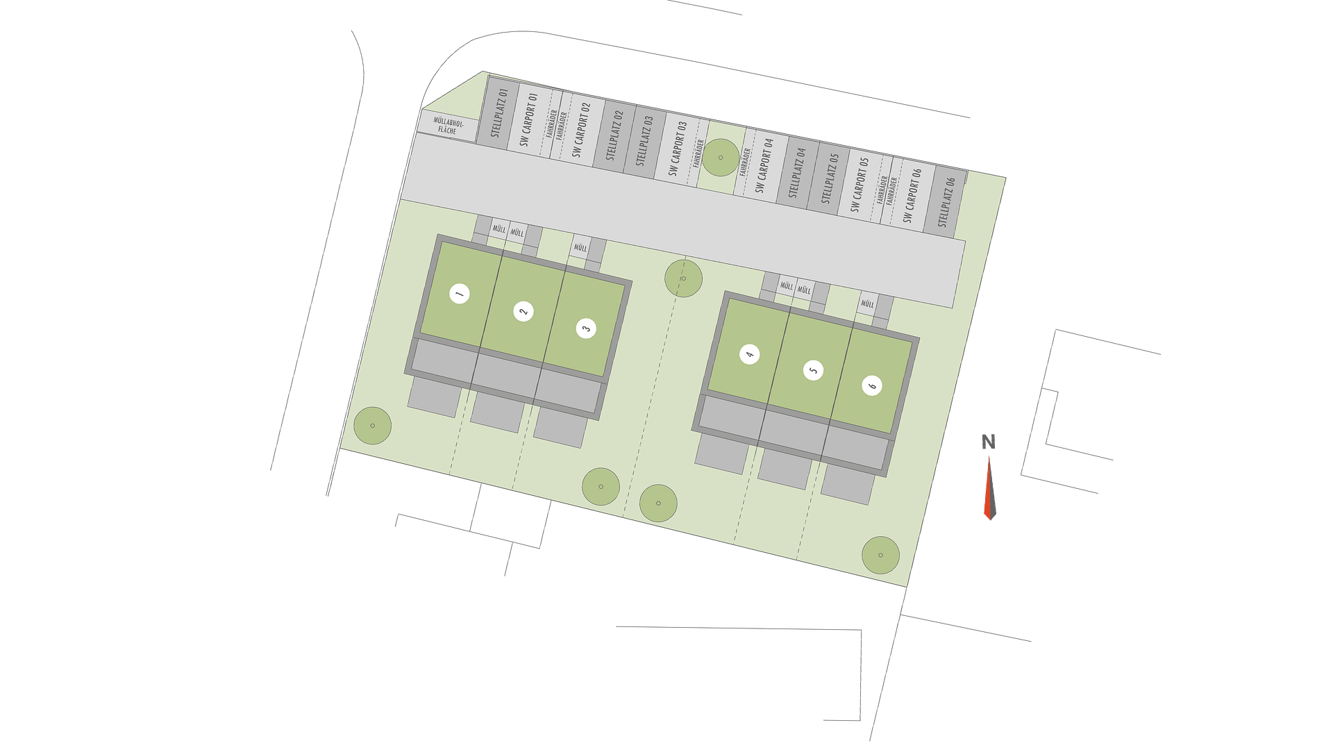 Neubau KfW-40-QNG Reihenendhaus in Dormagen – Garten & Keller – Dormagen(Stürzelberg) – Vorschaubild 5
