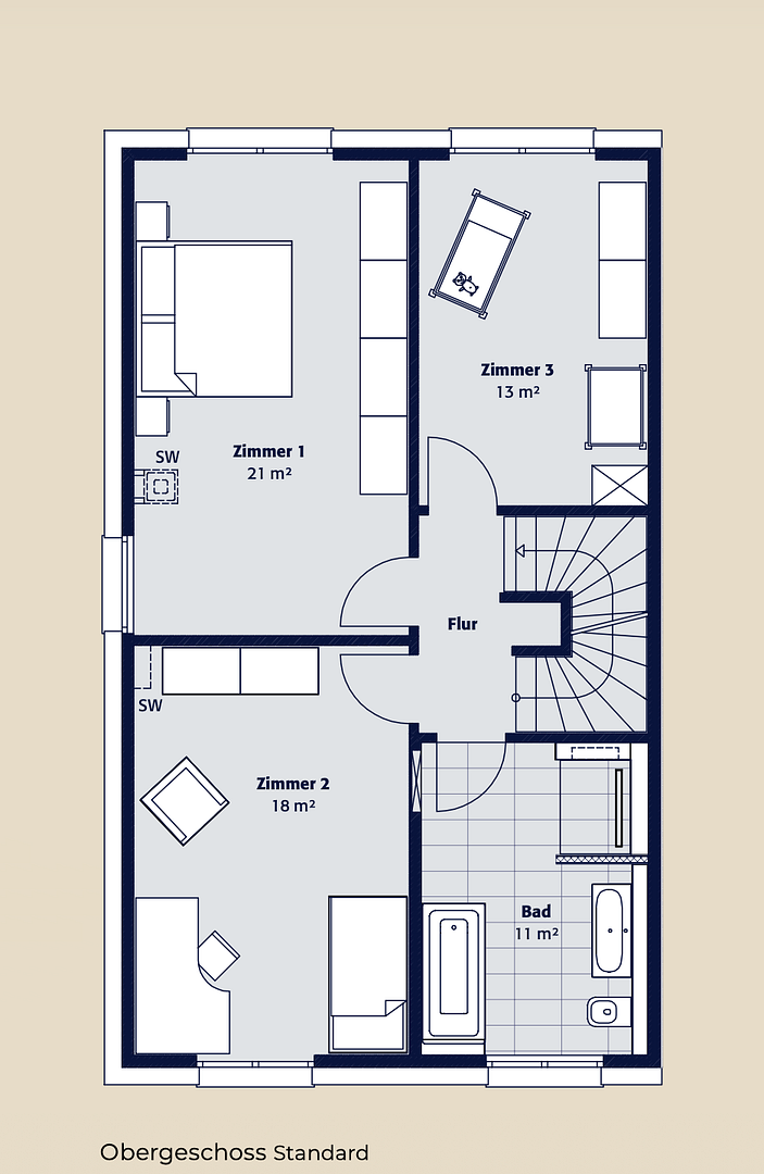 Premium Family Living - Möbliertes Haus nahe Clay Kaserne – Mirabellenweg 13, 65205 Wiesbaden(Nordenstadt) – Vorschaubild 30