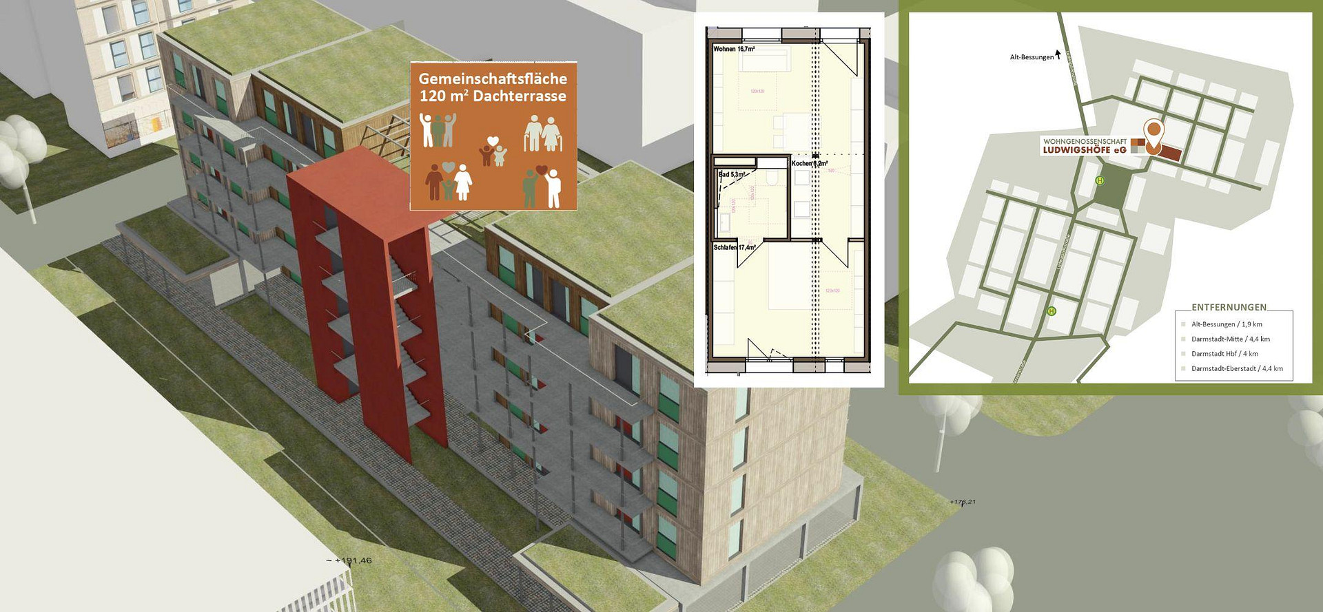 3-Zimmer-Wohnung (WBS/GEK) im Wohnquartier: Mehr als Wohnen - Gemeinsam Zuhause Ludwigshöfe (LH) – Kalksteinstraße, 64285 Ludwigshöhviertel – Vorschaubild 3