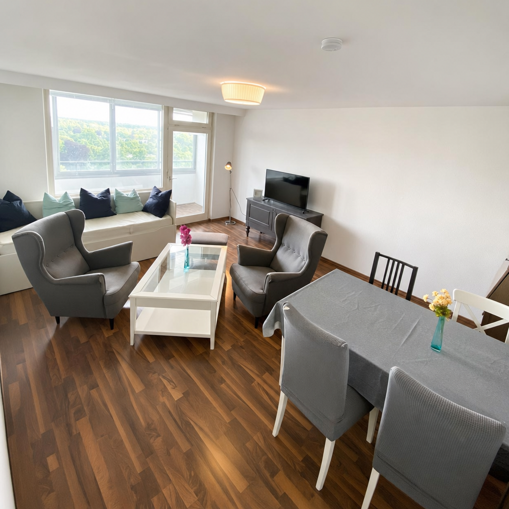 Frisch modernisierte 3-Zimmer-Wohnung mit 2 Balkonen - beste Lage & traumhafte Aussicht / 6% Rendite – Wilhelm-Hauff-Str. 22, 86161 Augsburg(Spickel-Herrenbach) – Vorschaubild 8