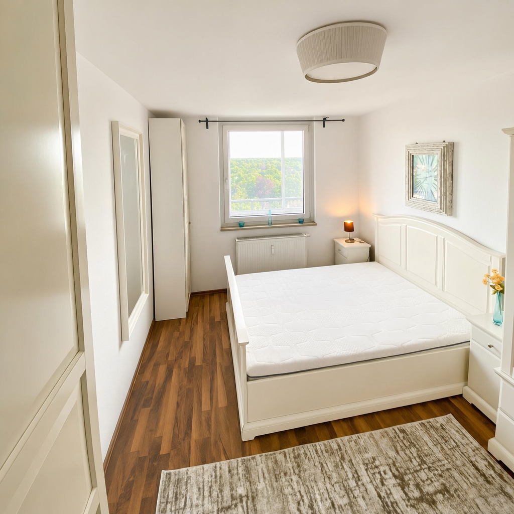 Frisch modernisierte 3-Zimmer-Wohnung mit 2 Balkonen - beste Lage & traumhafte Aussicht / 6% Rendite – Wilhelm-Hauff-Str. 22, 86161 Augsburg(Spickel-Herrenbach) – Vorschaubild 3