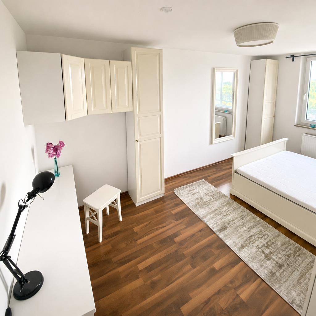 Frisch modernisierte 3-Zimmer-Wohnung mit 2 Balkonen - beste Lage & traumhafte Aussicht / 6% Rendite – Wilhelm-Hauff-Str. 22, 86161 Augsburg(Spickel-Herrenbach) – Vorschaubild 5