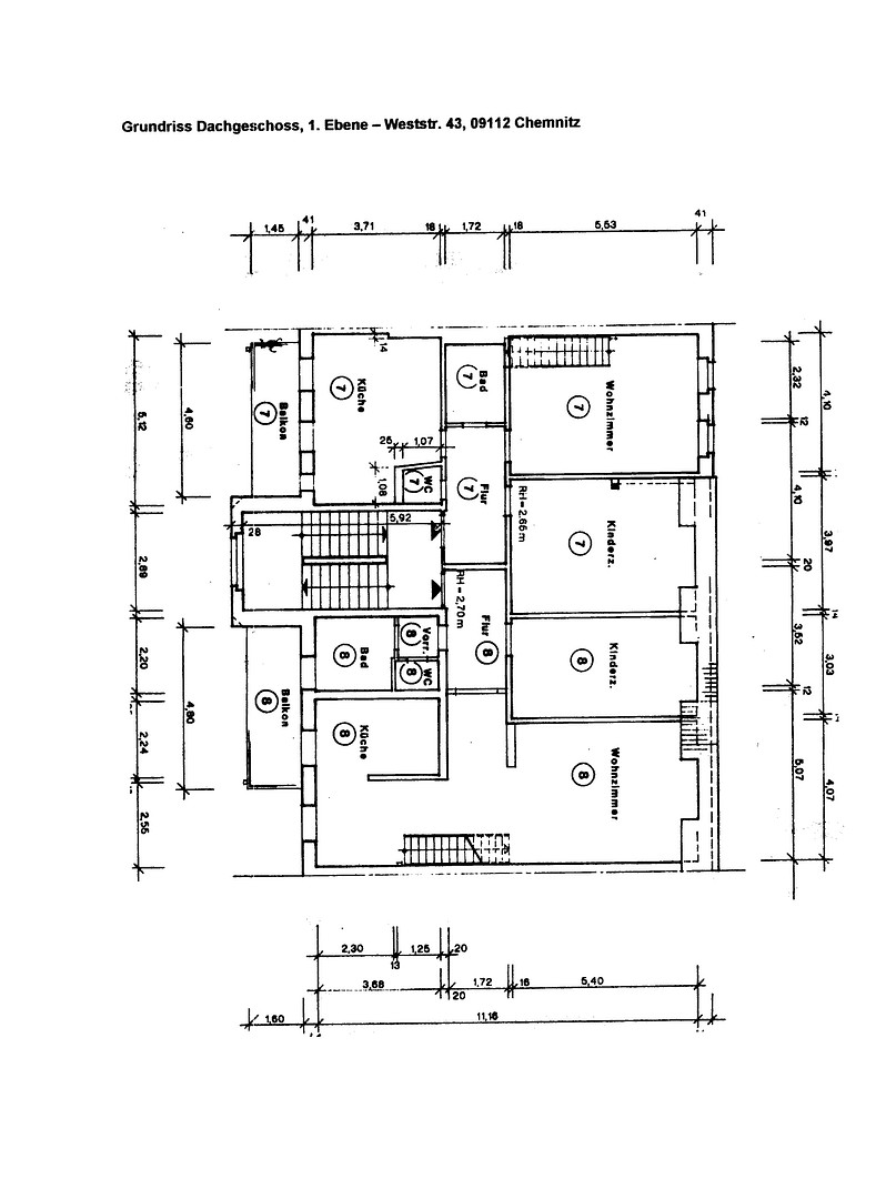Dachgeschoßwohnung im Maisonnettestil auf dem Kaßberg – Weststr. 43, 9112 Chemnitz(Kaßberg) – Vorschaubild 11