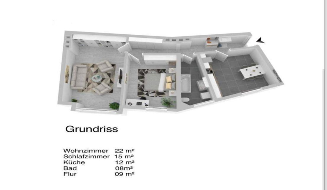 Attraktive WG-geeignete Kapitalanlage in modernisiertem Mehrfamilienhaus – Brücken Str. 27, 86153 Augsburg(Innenstadt) – Vorschaubild 8