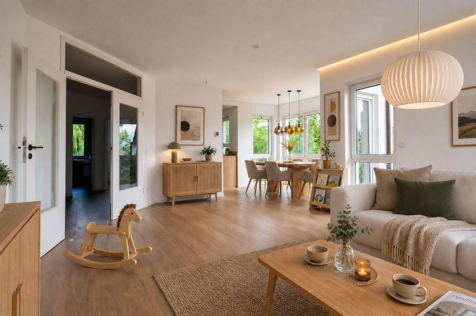 Helle, modernisierte 3-Zimmer-Wohnung mit großem Balkon im grünen Berlin-Heiligensee – Reiherallee 52, 13503 Berlin(Heiligensee) – Vorschaubild 2