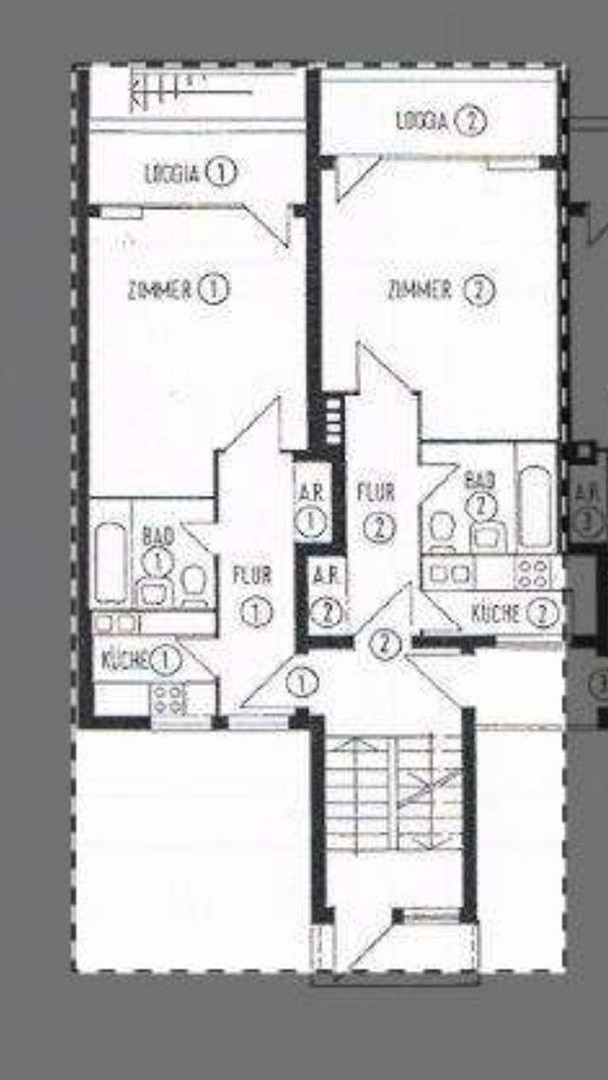 Bezugsfreie helle Wohnung mit Südwestloggia – Berlin(Charlottenburg) – Vorschaubild 13