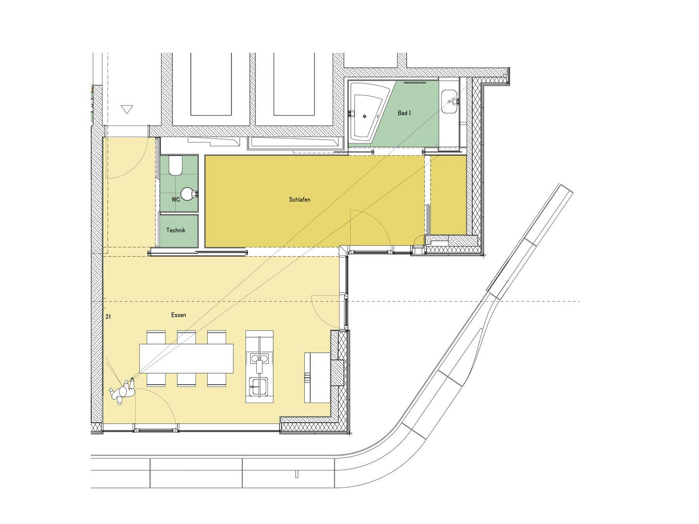 Designwohnung im Marco Polo Tower – mit Blick auf das Wendebecken des Hafens – Am strandkai 3, 20457 Hamburg(Hafencity) – Vorschaubild 28
