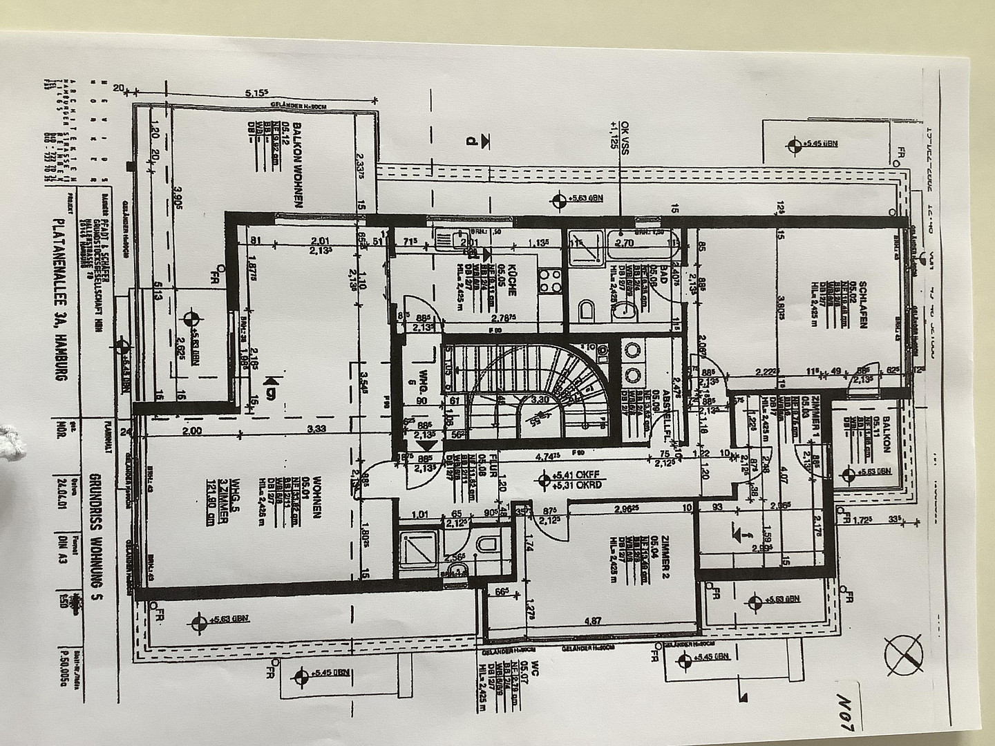 Schöne Penthouse Wohnung zwischen Eppendorf und Eimsbüttel,inkl.2Tiefgaragen Stellplätzen – Hamburg(Lokstedt) – Vorschaubild 15