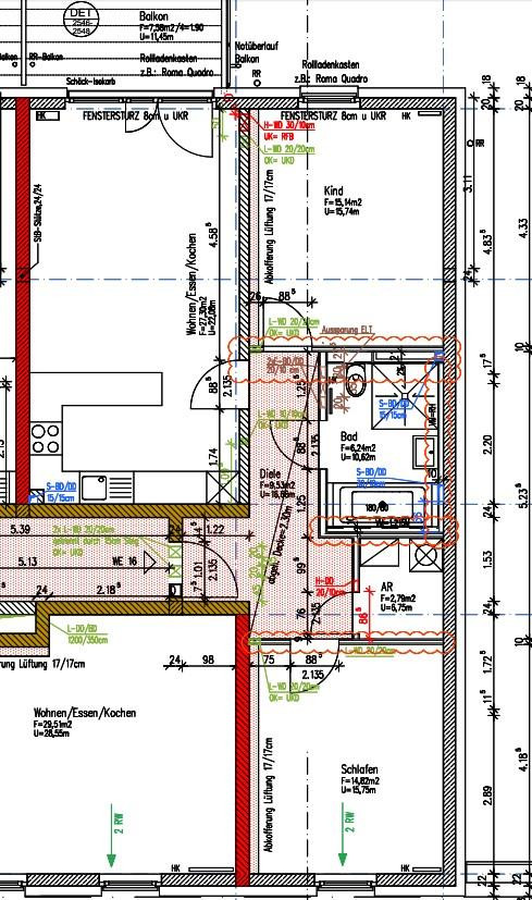 EOF geförderte 3-Zimmer-Wohnung Stufe II / 16 – Karolinenstr. 22, 90763 Fürth – Vorschaubild 11