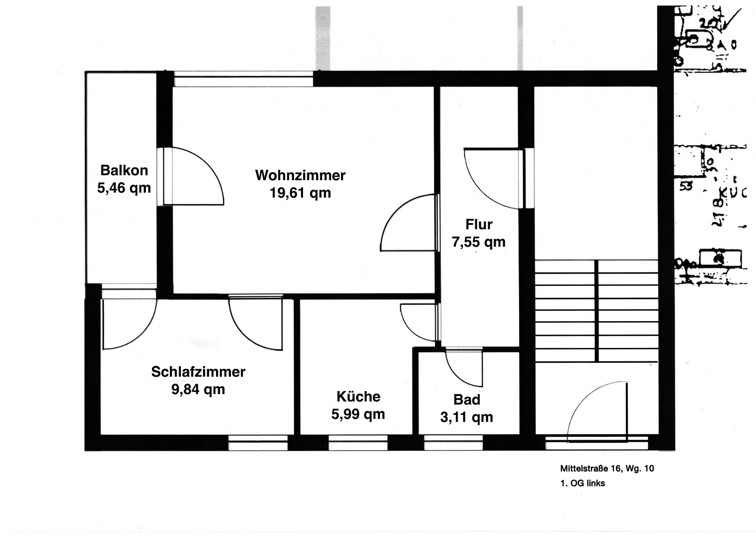 Berlin-Steglitz | Ruhige 2-Zimmer-Wohnung mit Südwest-Balkon und unverbaubarem Blick ins Grüne – Mittelstraße 16, 12167 Berlin-Steglitz(Steglitz) – Vorschaubild 14