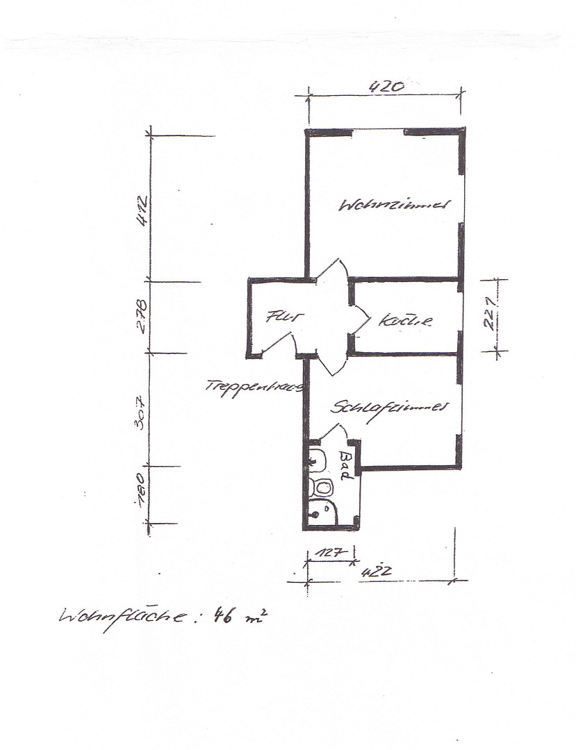 Helle 2 Zimmer Wohnung 2. OG Cossebaude – Bahnhofstr.9, 1156 Dresden(Cossebaude) – Vorschaubild 9