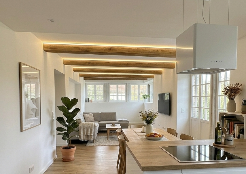 Maisonette unter Reet am Elbdeich – hochwertiger Erstbezug im kernsanierten Bauernhaus – Hamburg(Altengamme) – Vorschaubild 2