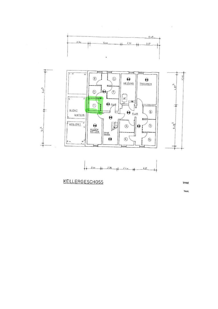 Bremerhaven Geestemünde 1 Zimmerwohnung mit Balkon – Gutenbergstraße 5, 27570 Bremerhaven(Geestemünde-Nord) – Vorschaubild 16