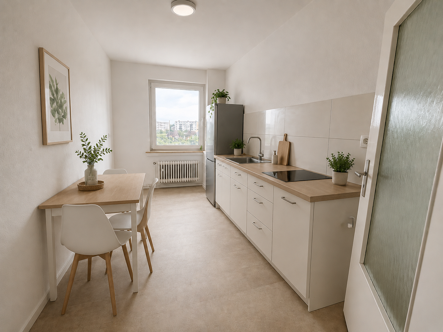 Helle 1-Zimmer-Wohnung mit separater Küche und modernem Bad – Heiligenbaumstaße 85, 47249 Duisburg(Wanheim-Angerhausen) – Vorschaubild 7