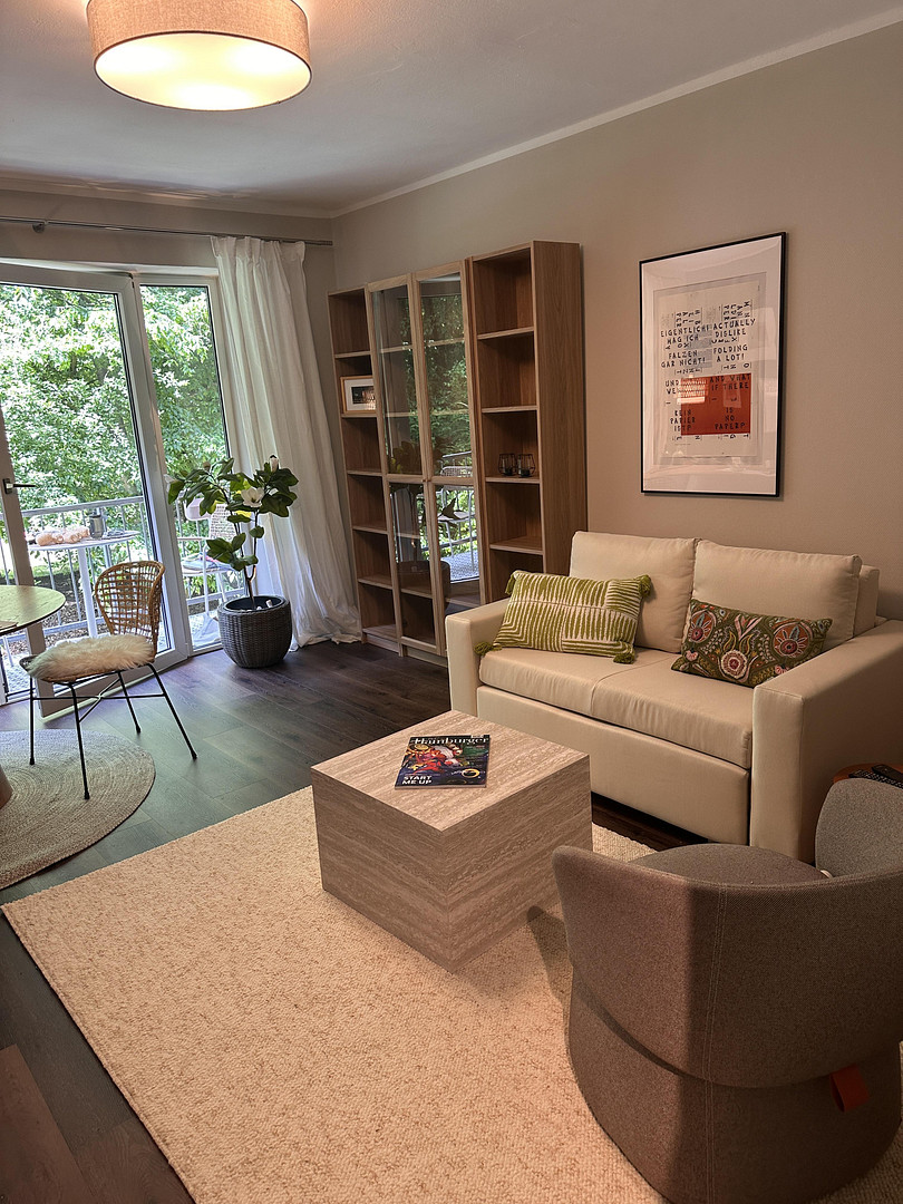 Stilvolle Design-Wohnung in Barmbek-Süd - 48 m2 vollmöbliert & sofort bezugsbereit! – Reyesweg 25a, 22081 Hamburg(Barmbek-Süd) – Vorschaubild 7