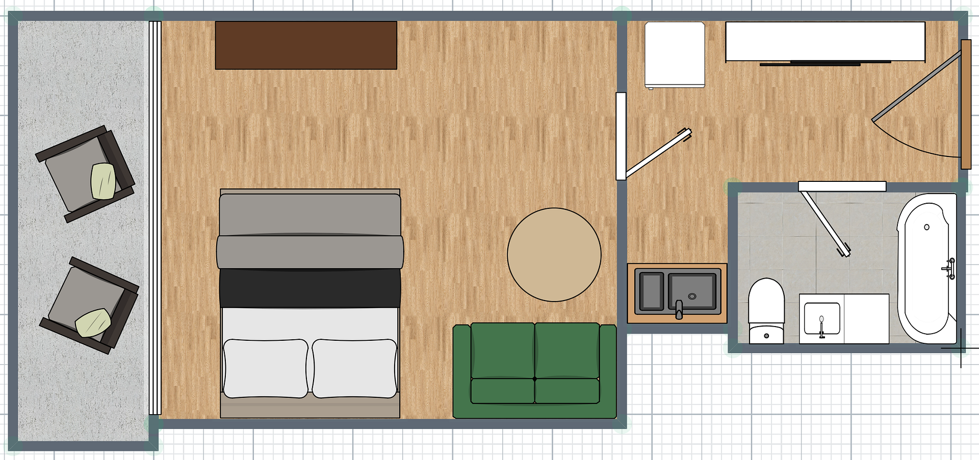 1-Zimmer-Wohnung mit Balkon & Pool in München – attraktive Kapitalanlage – Kurt-Eisner-Straße 41, 81737 München(Altperlach) – Vorschaubild 8