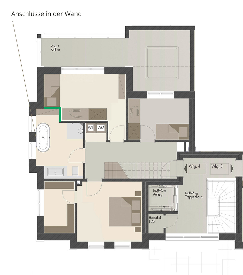 Penthouse mit 360° Panorama Dachterrasse – Carl-Adam-Petri-Str., 14469 Brandenburg - Potsdam(Nauener Vorstadt) – Vorschaubild 13
