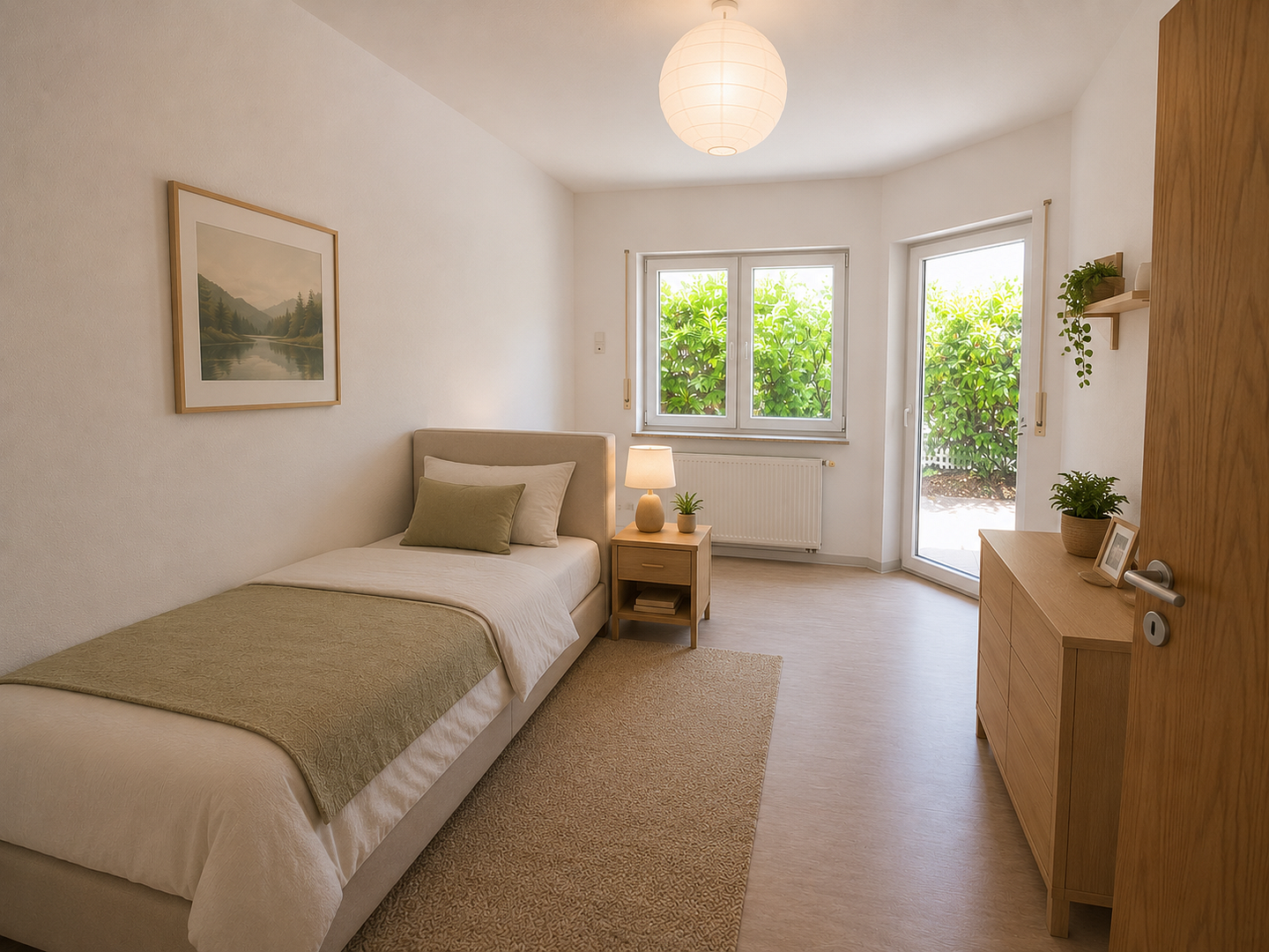 Barrierefreie Erdgeschosswohnung mit Terrasse und Gartenanteil in der Senioren Anlage Haus Edelberg – Altlußheimer Straße 57, 68809 Neulußheim – Vorschaubild 7