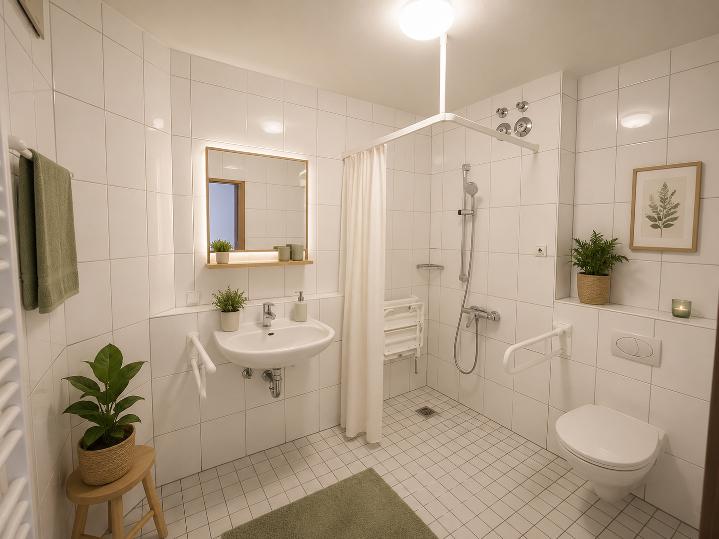 Barrierefreie Erdgeschosswohnung mit Terrasse und Gartenanteil in der Senioren Anlage Haus Edelberg – Altlußheimer Straße 57, 68809 Neulußheim – Vorschaubild 9