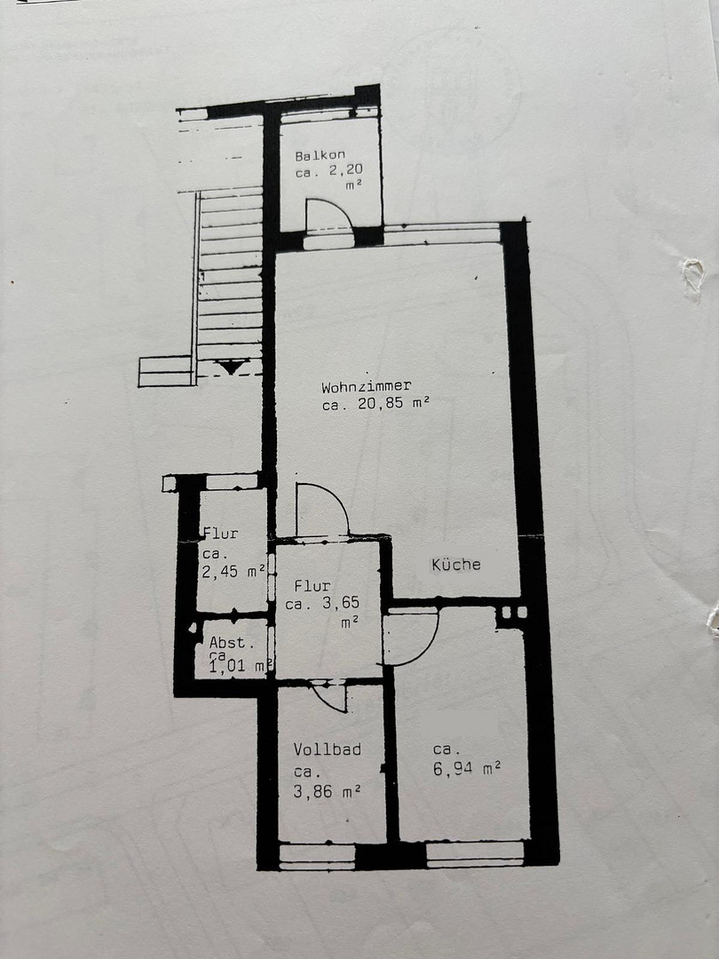 verkaufe gepflegte 1.5 Zimmer Wohnung in Billstedt – Hamburg(Billstedt) – Vorschaubild 4