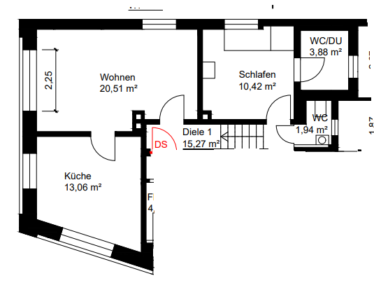 Gemütliche Erdgeschosswohnung im Herzen von Rheine – Lingener Straße 92, 48429 Rheine – Vorschaubild 8