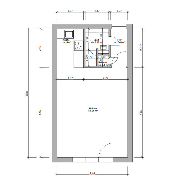 Vermietete Kapitalanlage in Berlin-Schöneberg mit Entwicklungspotenzial – Cranachstraße 23, 12157 Berlin(Schöneberg) – Vorschaubild 11