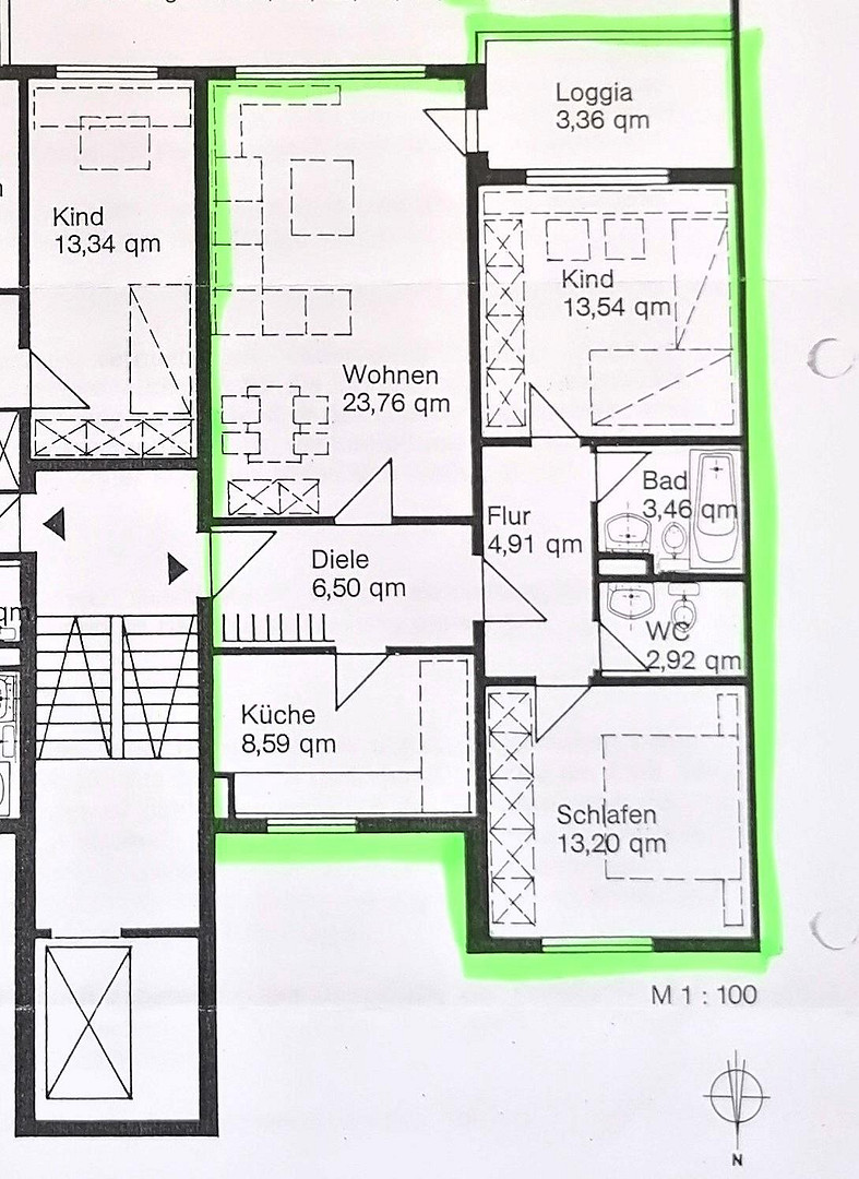 Von Privat: Schwarzer Berg! moderne 3-Zi-Whg, 2 Bäder, EBK, Loggia, Keller, Kfz-Stellplatz – Braunschweig – Vorschaubild 17