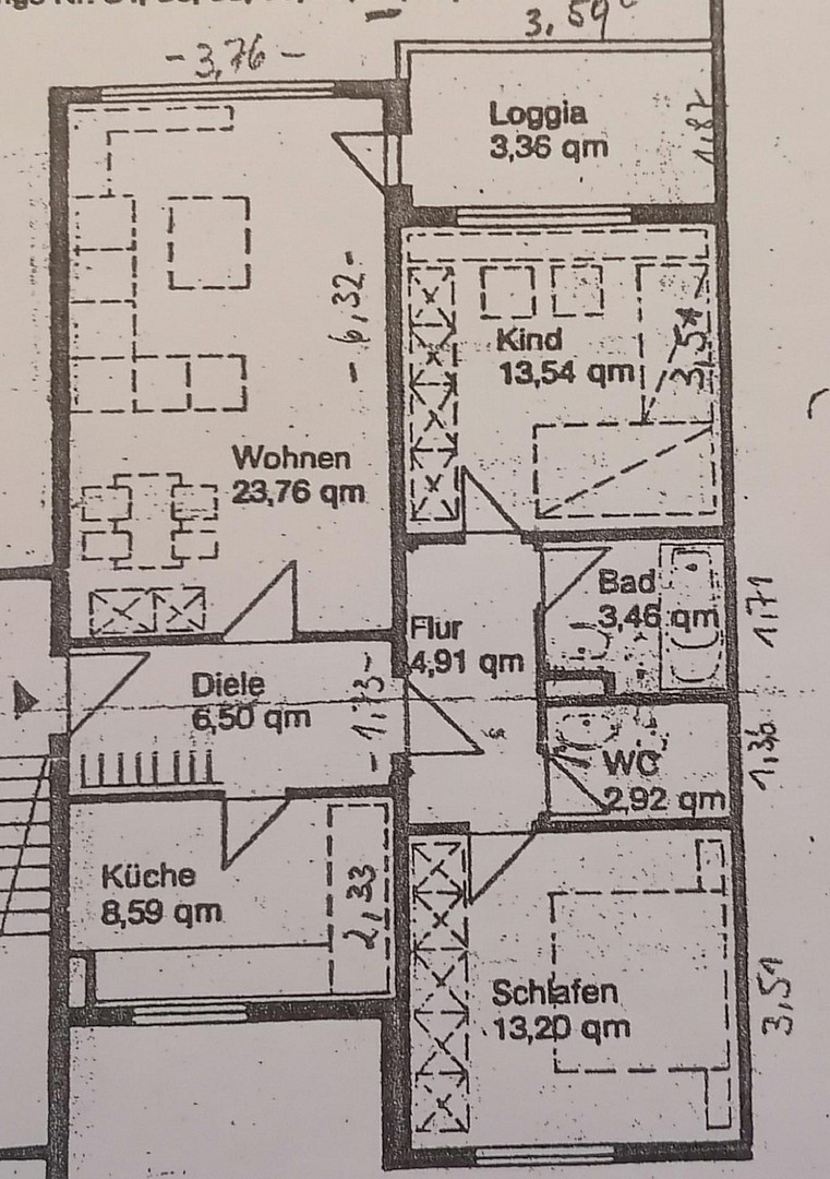 Von Privat: Schwarzer Berg! moderne 3-Zi-Whg, 2 Bäder, EBK, Loggia, Keller, Kfz-Stellplatz – Braunschweig – Vorschaubild 18