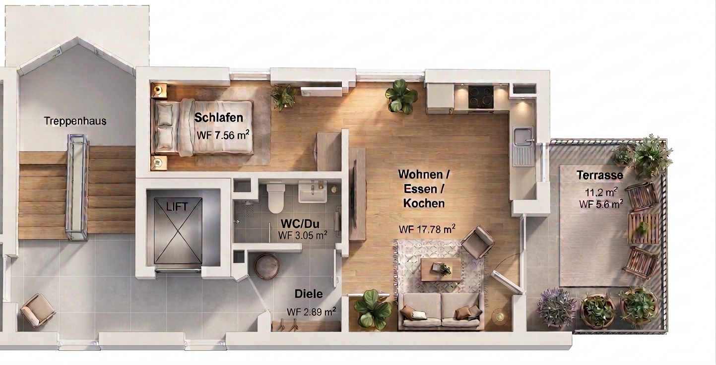 Modernes Wohnglück trifft Top-Investment – Frisch sanierte Perle direkt an der Dresdner Heide – Mathias-Oeder-Straße 3, 1099 Dresden(Neustadt) – Vorschaubild 9