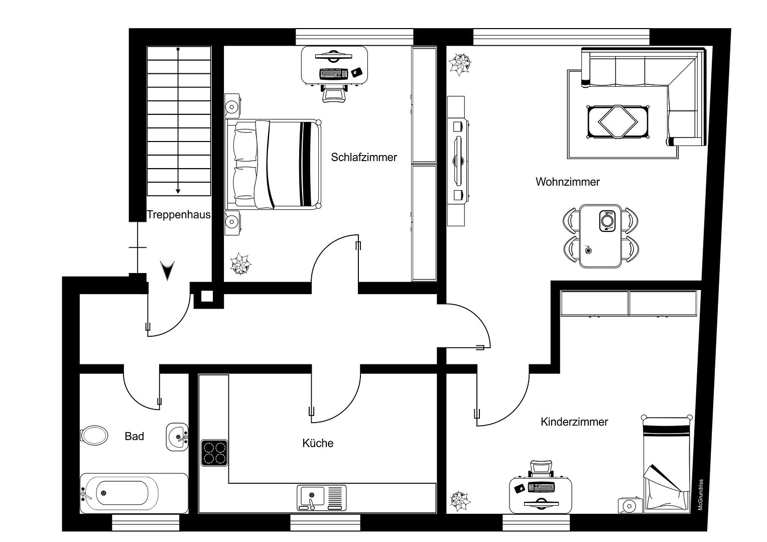 Bezugsfrei! Attraktive 3-Zimmer-Dachgeschosswohnung im Herzen von Dachau! – Brucker Str. 1, 85221 Dachau – Vorschaubild 24