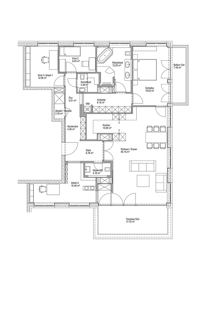 Einmalige CHANCE: Munich's Penthouse No.1 - Wohnen mit Münchens bekanntestem Panorama – München(Schwabing) – Vorschaubild 43