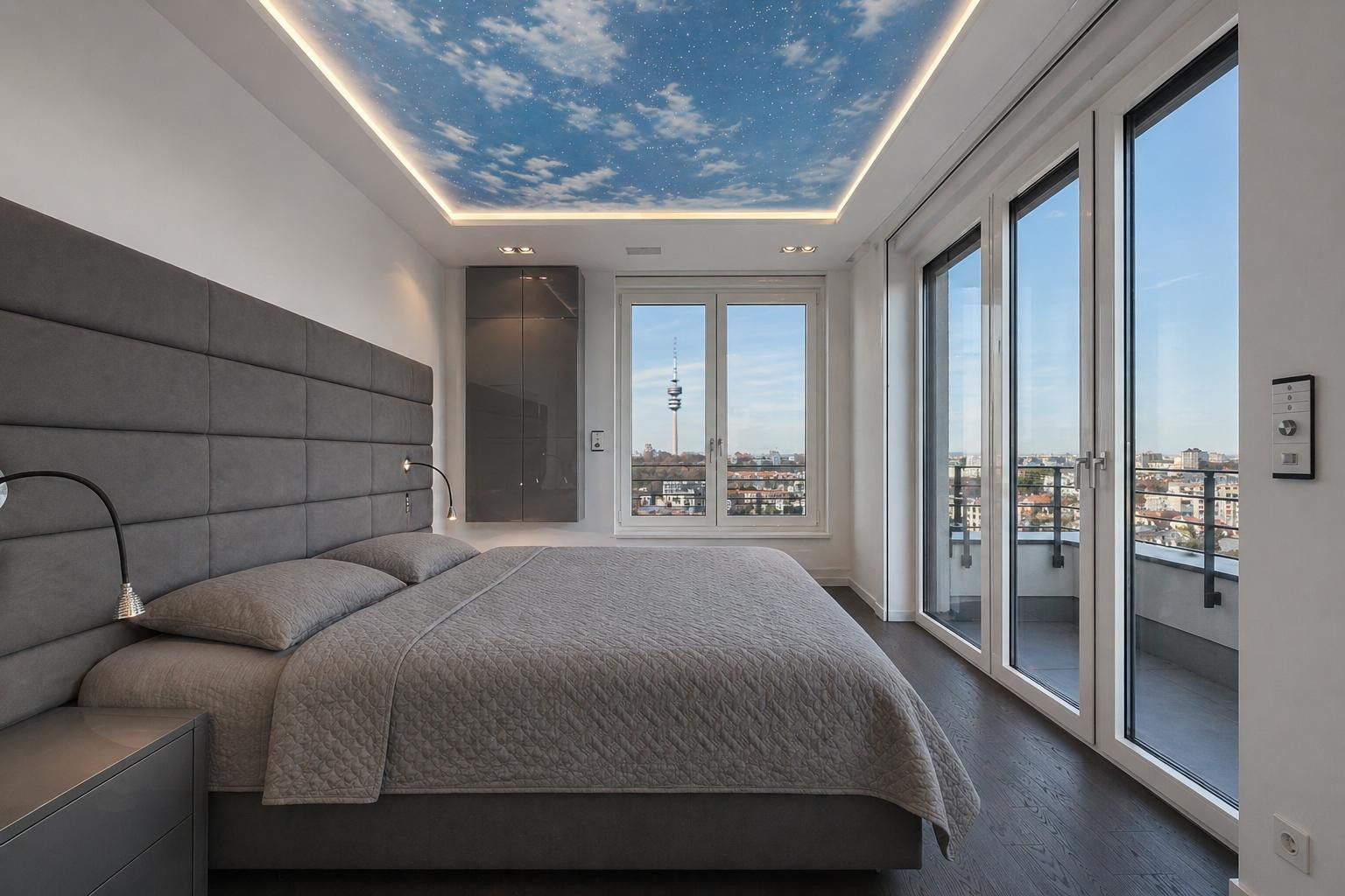 Einmalige CHANCE: Munich's Penthouse No.1 - Wohnen mit Münchens bekanntestem Panorama – München(Schwabing) – Vorschaubild 16