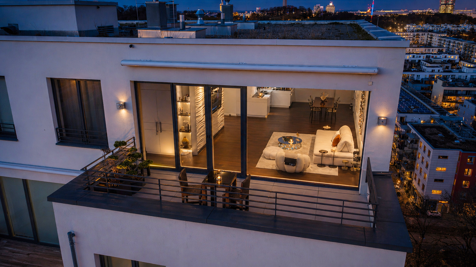 Einmalige CHANCE: Munich's Penthouse No.1 - Wohnen mit Münchens bekanntestem Panorama – München(Schwabing) – Vorschaubild 36