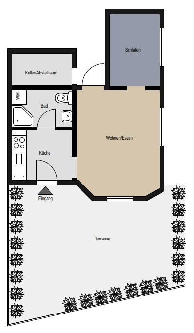 45 m² Terrasse | 2 Zimmer | kernsaniert 2026 | sofort frei | Stuttgart-Süd – Stuttgart(Süd) – Vorschaubild 10