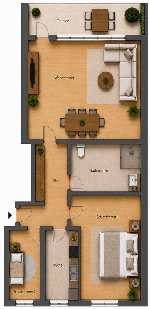 Terrassenwohnung mit Tiefgarage in Blankenese – Blankeneser Landstr. 53a, 22587 Hamburg(Blankenese) – Vorschaubild 14