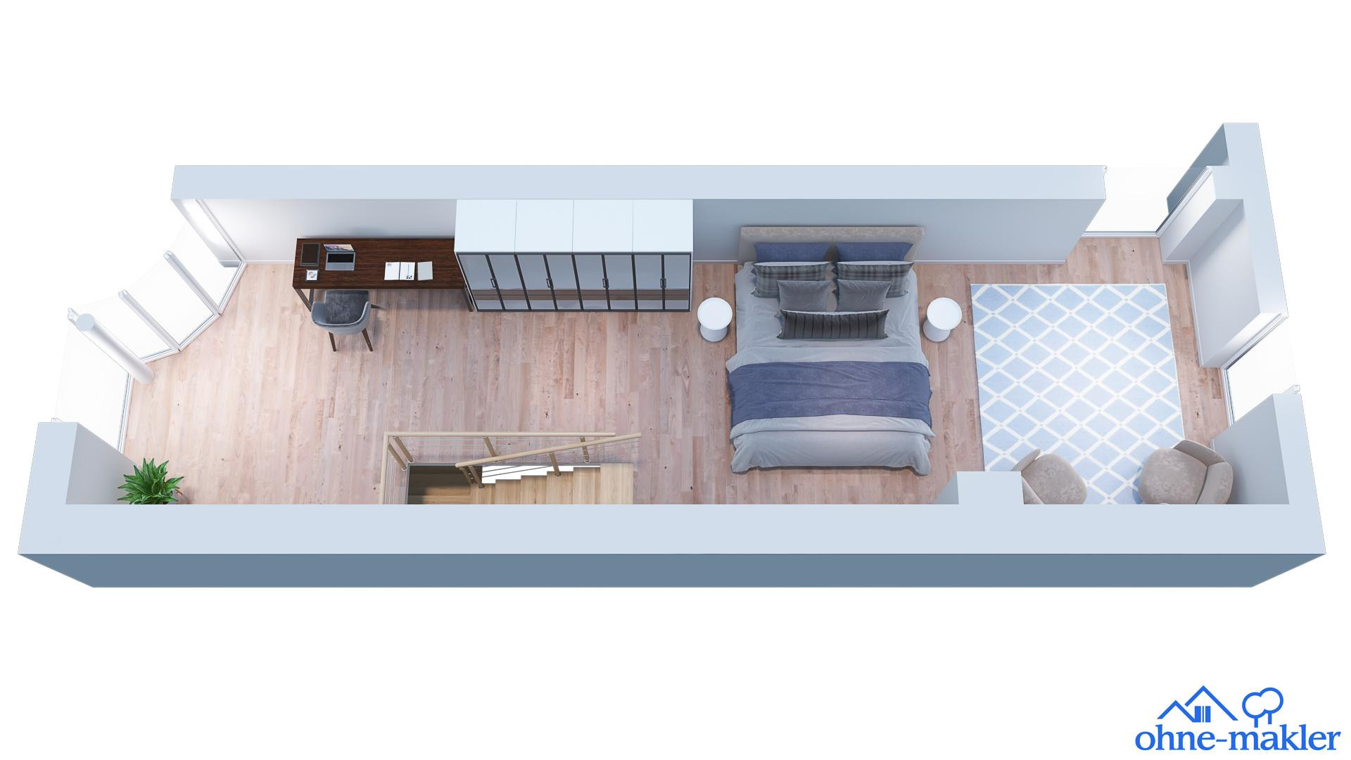 Helle 126 m² Loft-Maisonette im grünen Waidmannslust – Office mit Wohnpotential – Waidmannsluster Damm 122, 13469 Berlin(Waidmannslust) – Vorschaubild 52