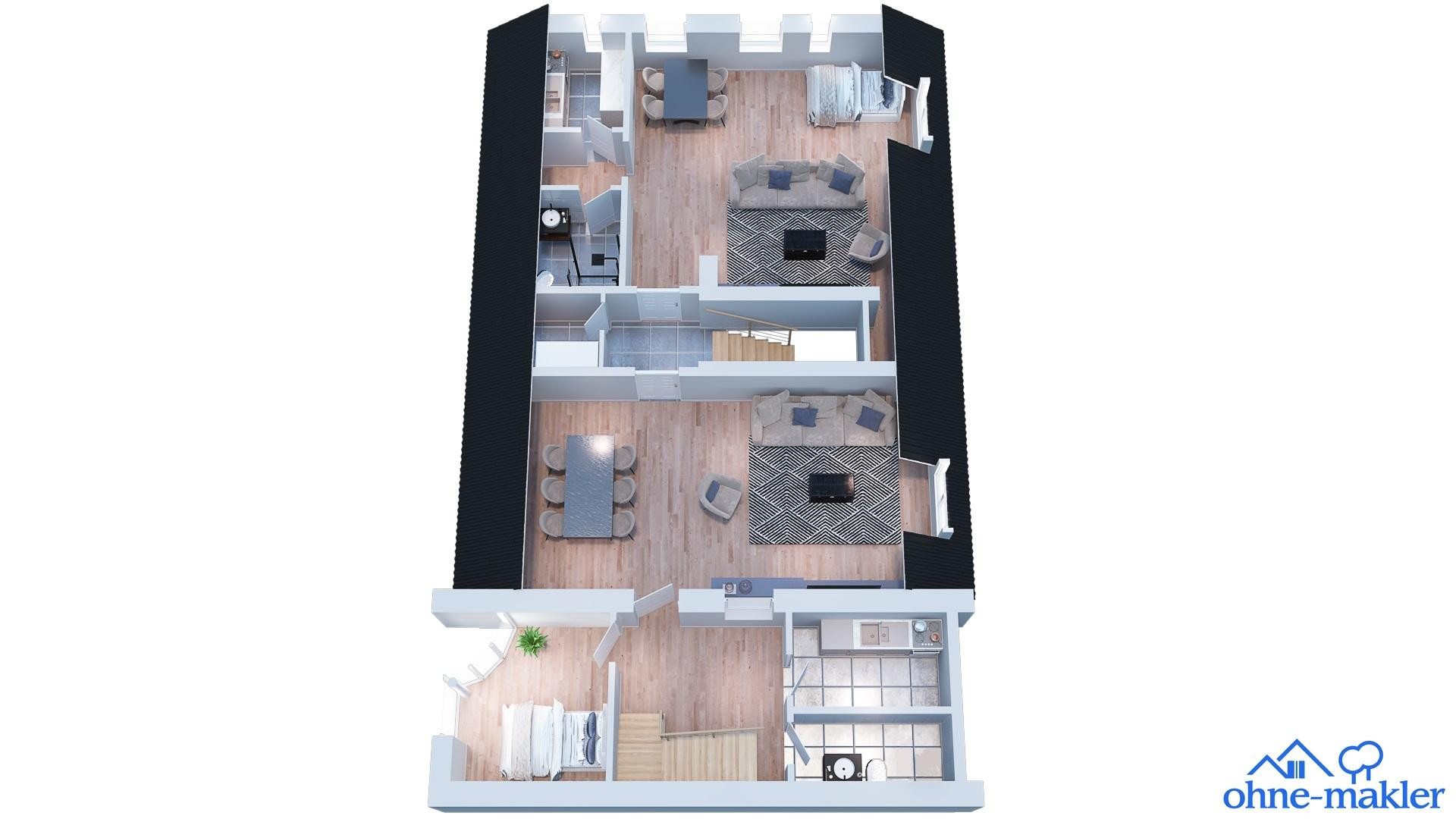 Helle 126 m² Loft-Maisonette im grünen Waidmannslust – Office mit Wohnpotential – Waidmannsluster Damm 122, 13469 Berlin(Waidmannslust) – Vorschaubild 51