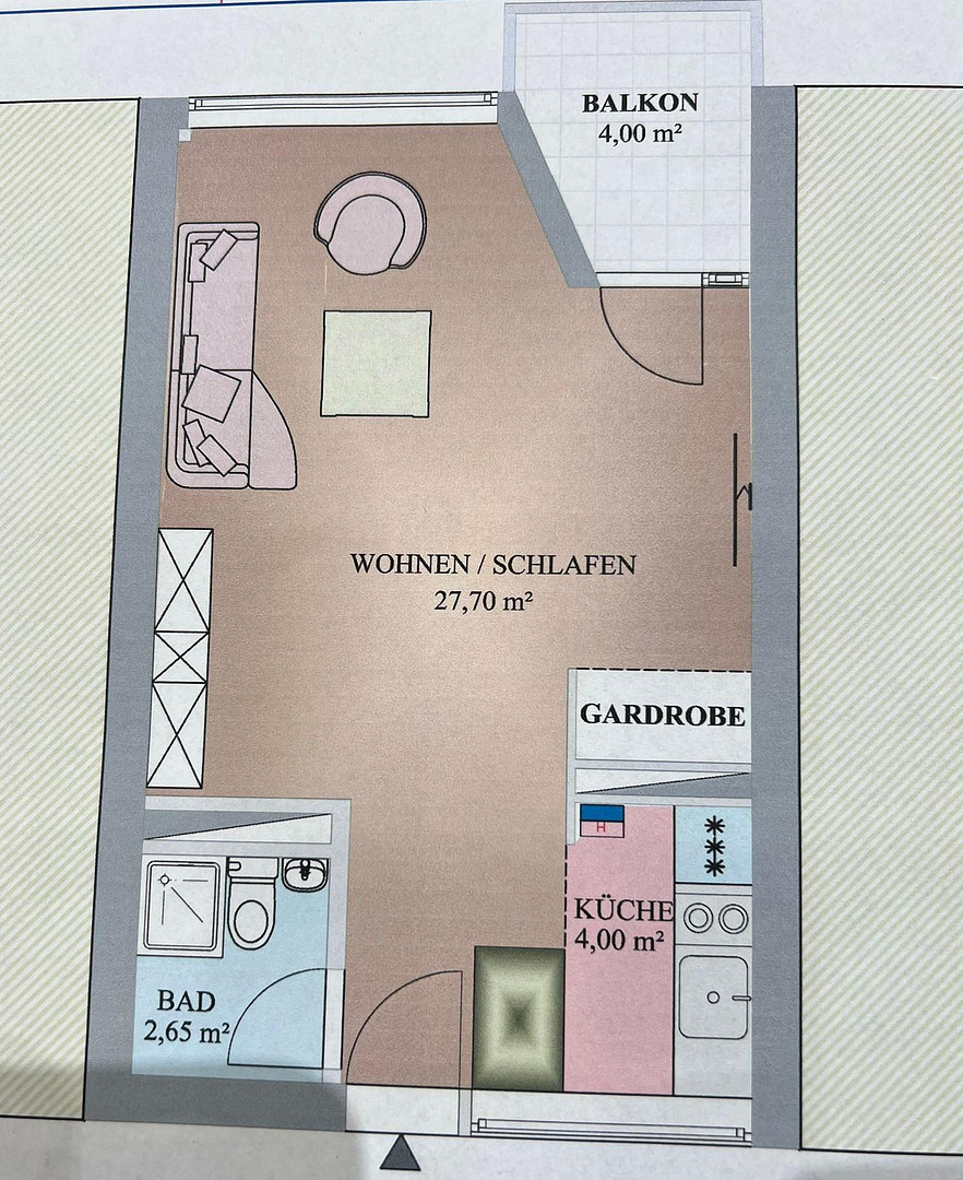 Licht. Luft. Weitblick. Saniertes Apartment in Top Lage – Klapheckstr. 2, 40474 Düsseldorf(Stockum) – Vorschaubild 12