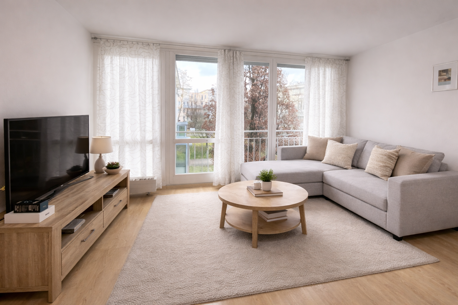 S-Hohenheim: unvermietete helle 3-Zi.-Wohnung mit Südbalkon & TG – Stuttgart(Plieningen) – Vorschaubild 3