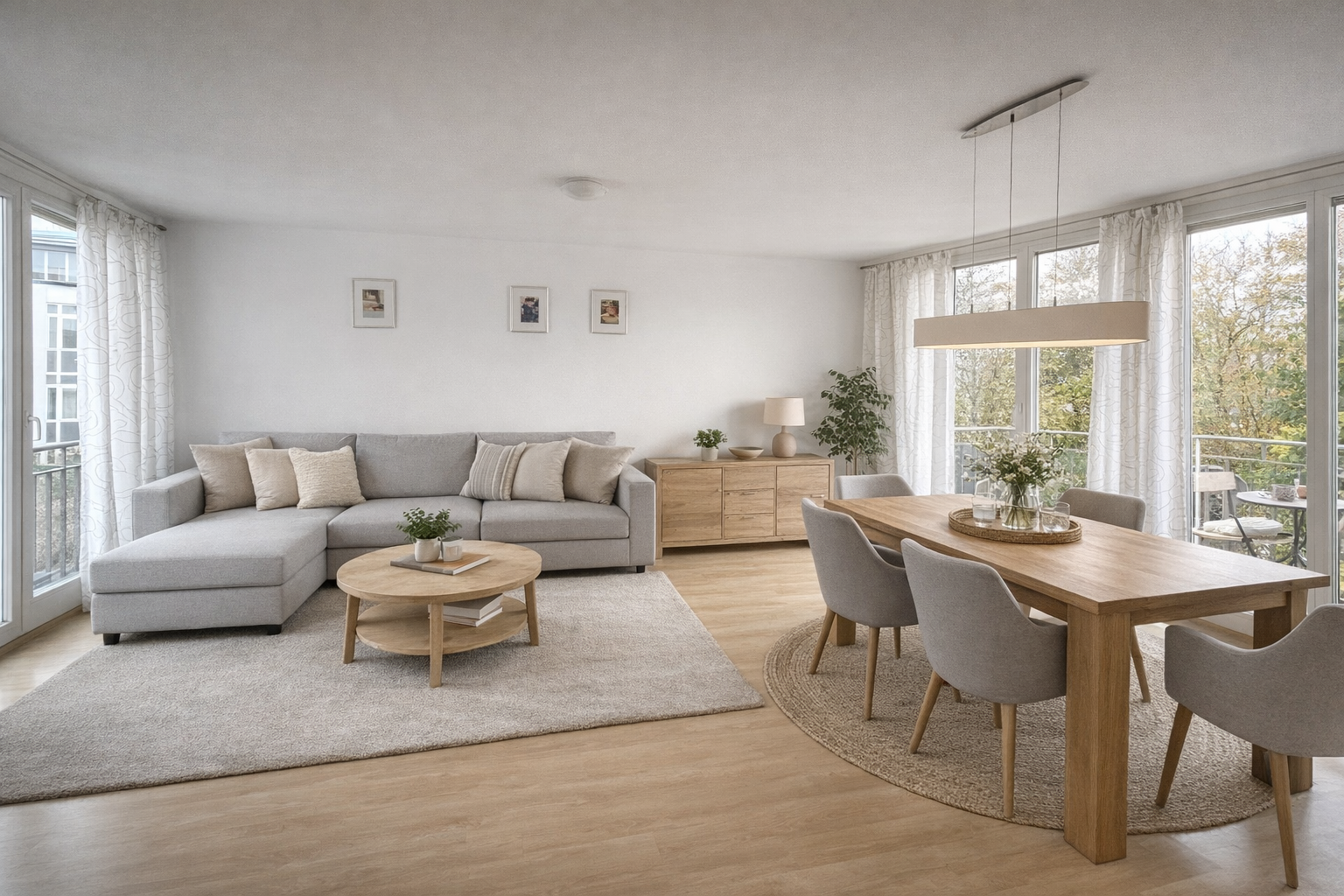 S-Hohenheim: unvermietete helle 3-Zi.-Wohnung mit Südbalkon & TG – Stuttgart(Plieningen) – Vorschaubild 2