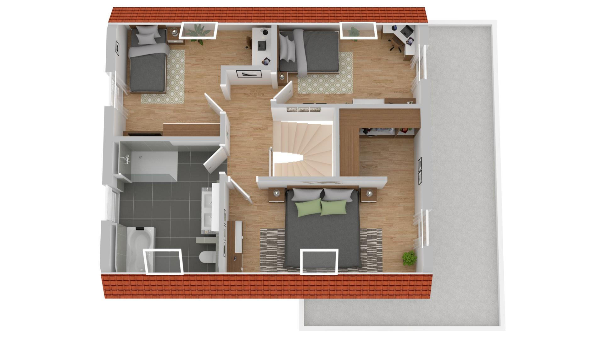 Exklusives KfW-40+ Einfamilienhaus - Provisionsfrei ! - Ab 01.09.2026 Bezugsbereit – Sandbühl 22, 72511 Bingen – Vorschaubild 23