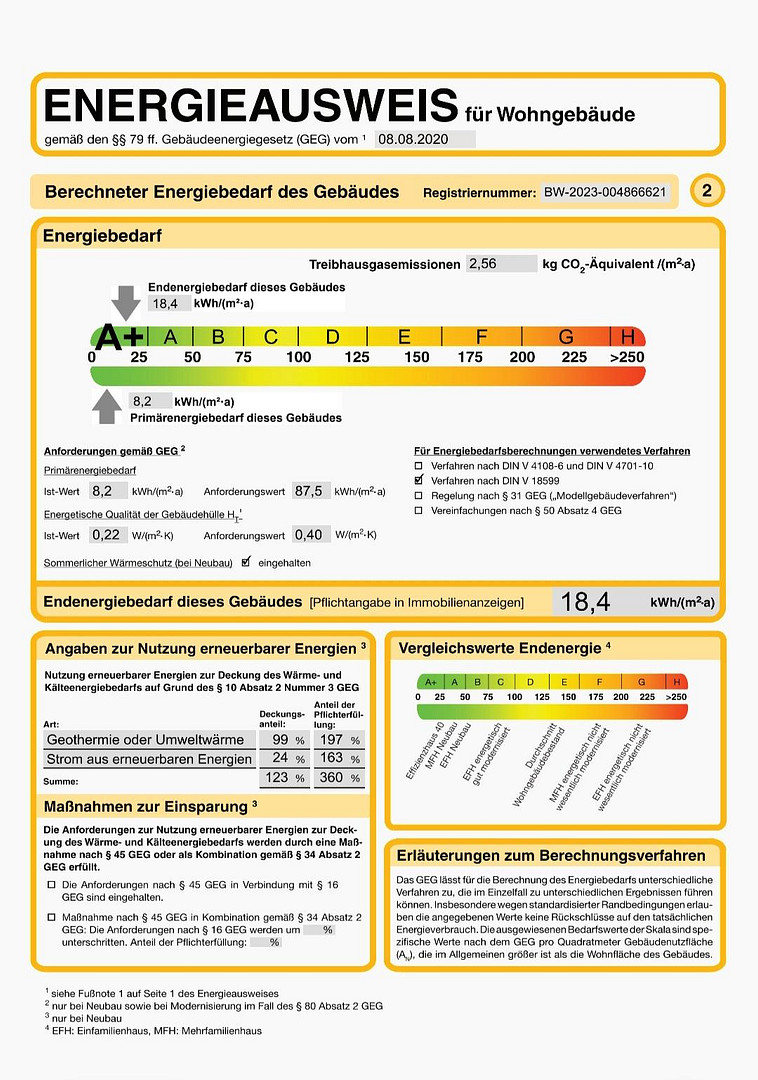 Exklusives KfW-40+ Einfamilienhaus - Provisionsfrei ! - Ab 01.09.2026 Bezugsbereit – Sandbühl 22, 72511 Bingen – Vorschaubild 20