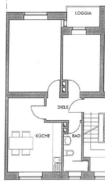 Medienhafen-möblierte Wohnung in ruhiger Lage mit Sonnenbalkon – Neckarstr. 15, 40219 Düsseldorf(Unterbilk) – Vorschaubild 19
