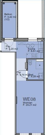 Moderne 1-Zimmer-Wohnung mit Balkon & Aufzug im Herzen von Hannover – Lavesstr. 76, 30159 Hannover(Mitte) – Vorschaubild 5